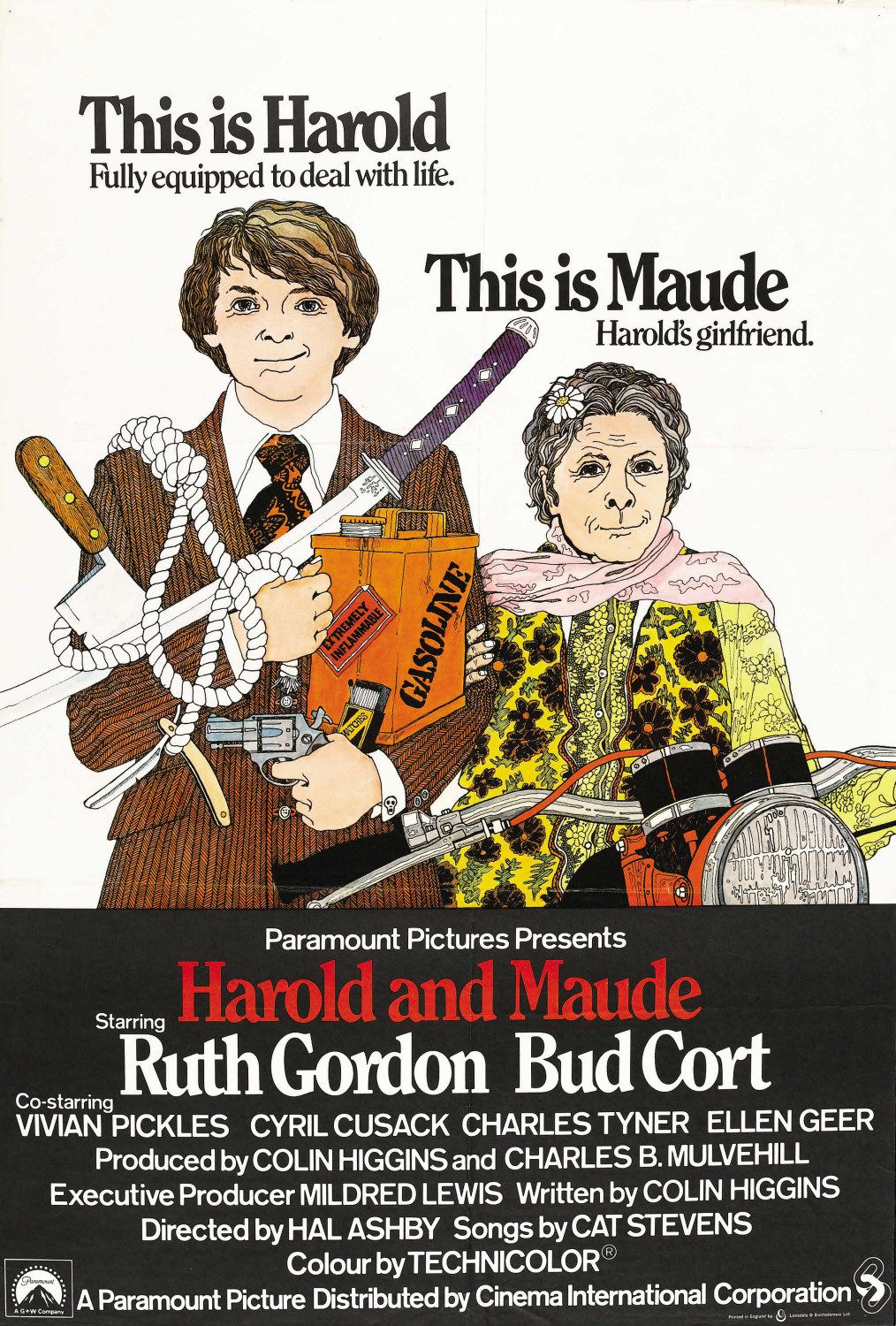 Filmplakat HAROLD AND MAUDE