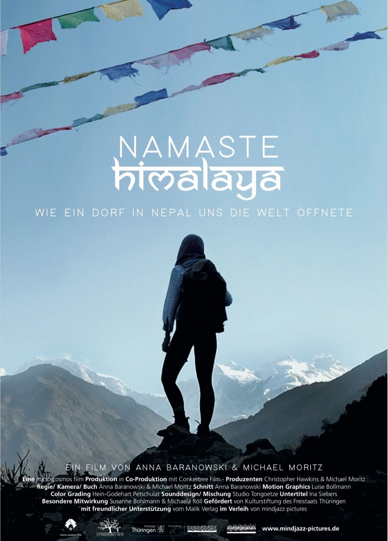 Filmplakat NAMASTE HIMALAYA - Wie ein Dorf in Nepal uns die Welt öffnete