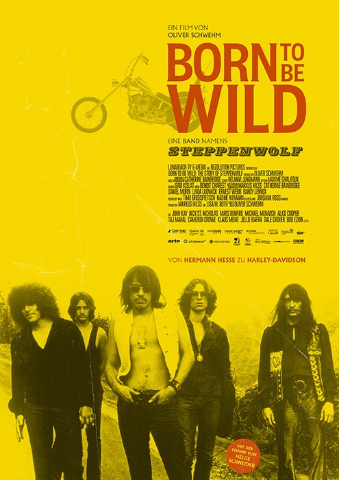 Filmplakat BORN TO BE WILD - Eine Band Namens Steppenwolf