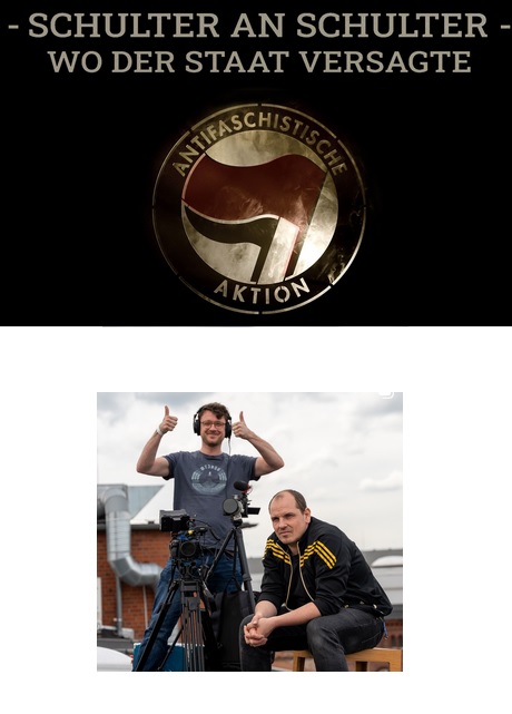 Filmplakat ANTIFA- Schulter an Schulter, wo der Staat versagte