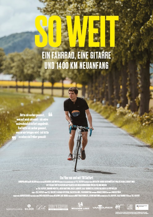 Filmplakat SO WEIT - Ein Fahrrad, eine Gitarre und 1400 km Neuanfang