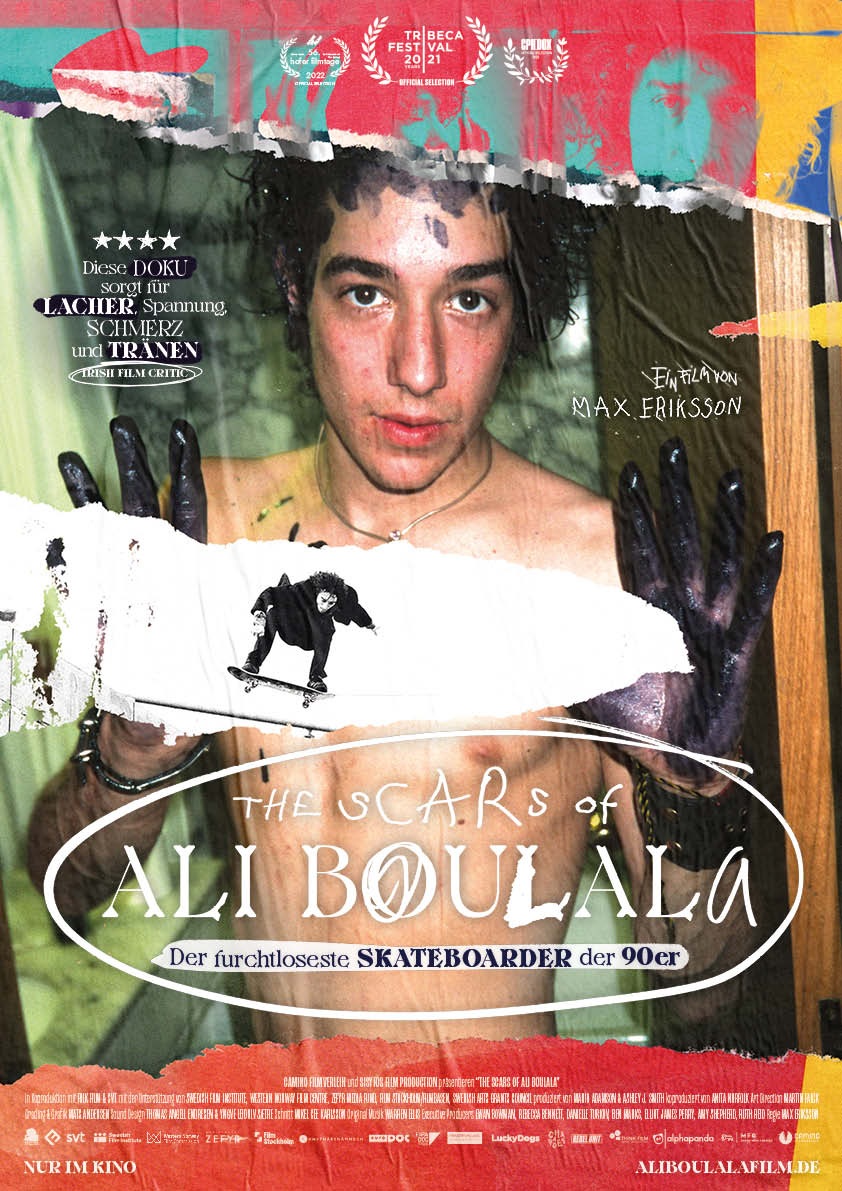 Filmplakat THE SCARS OF ALI BOULALA - Das Skateboard-Wunderkind