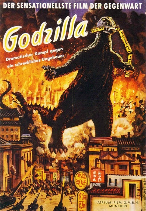 Filmplakat GODZILLA -Knig der Monster(Japan 1954)