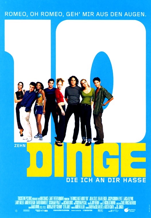 Filmplakat 10 Dinge, die ich an Dir hasse / CINEMA CRAFT CLUB