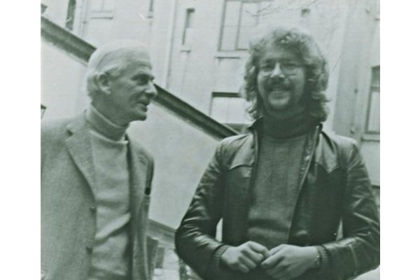 Henk ter Horst mit seinem neuen Programmmacher Achim Flebbe im Jahr 1973. Foto: Familie ter Horst